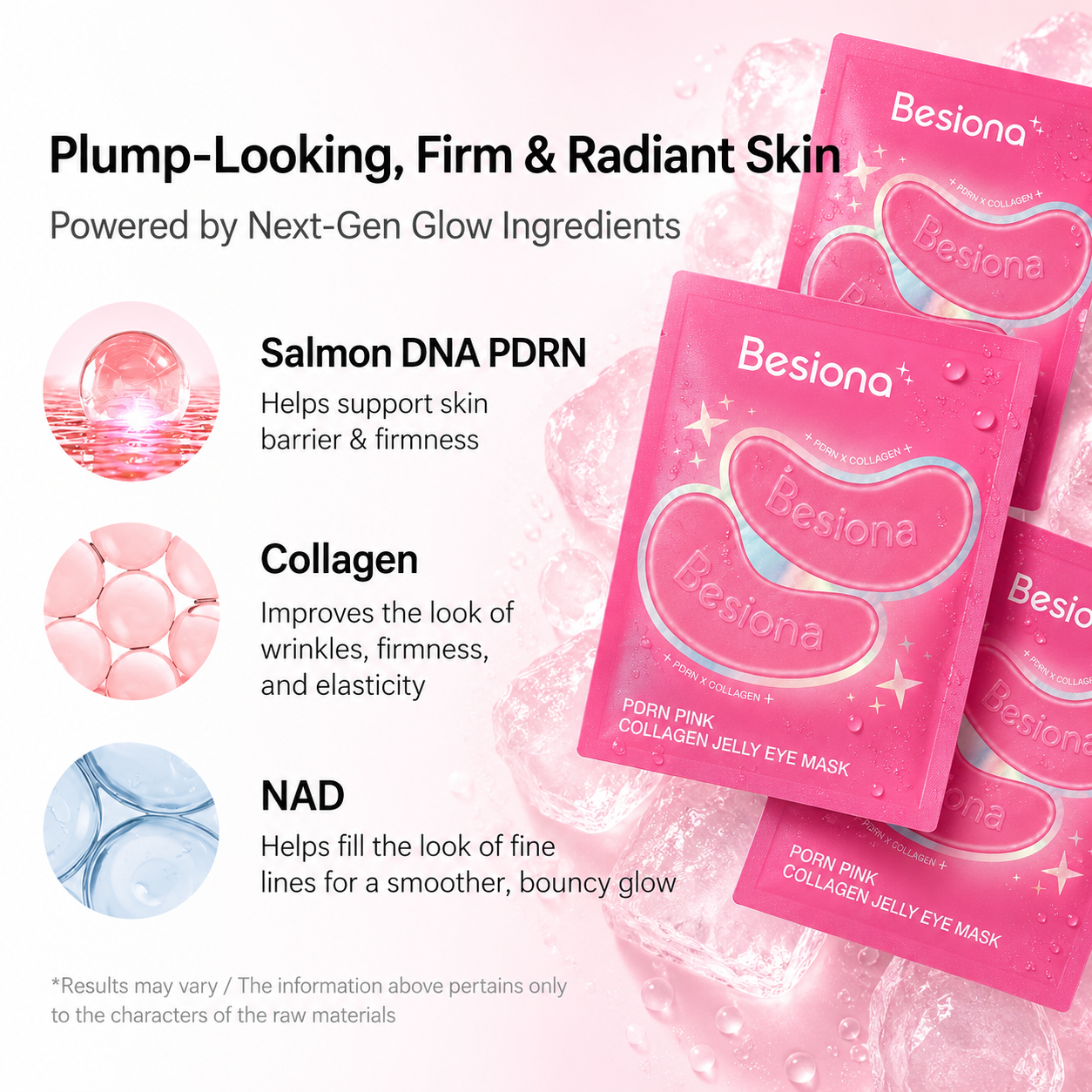 PDRN Pink Collagen Jelly Eye Mask