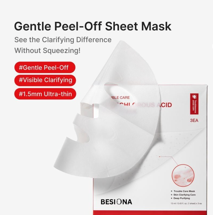 Hypochlorous Acid Peel Masks