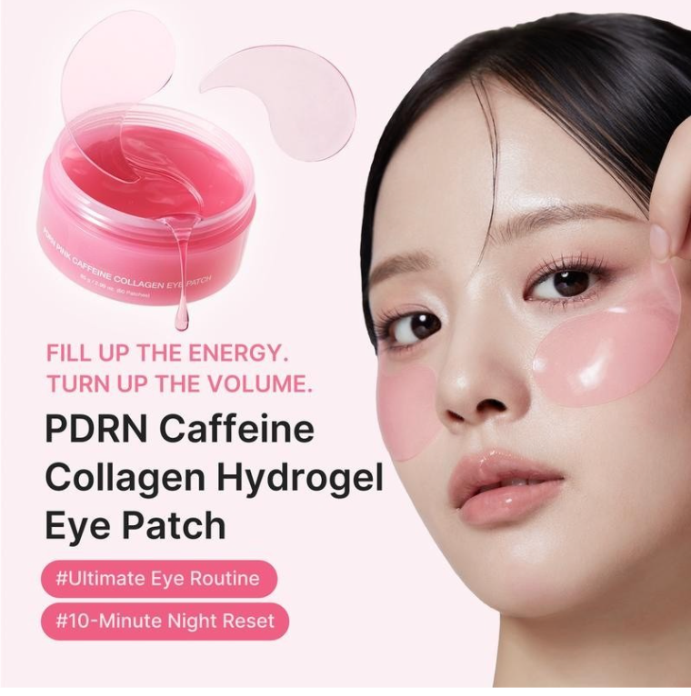 PDRN Pink Caffeine Collagen Eye Patches