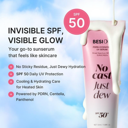 No Cast Just Dew PDRN Hydrating UV Sun Serum