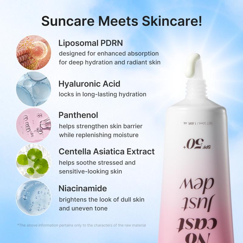No Cast Just Dew PDRN Hydrating UV Sun Serum